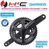 SHIMANO ULTEGRA R8000 CRANKSET 50/34 170 BCD110 HOLLOW TECH II