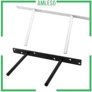 [Amleso] Shelf Bracket Wall Mount Shelf Outdoor Invisible Wall Shelf Support