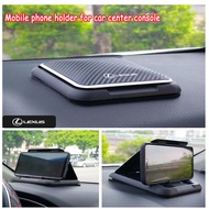 Lexus Car Center Console Carbon Fiber Phone Holder GPS Holder Center Console Phone Holder Suitable F