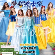 enchanted dress 晚宴 禮服 Elsa Anna Snow White Dress Halloween Costume