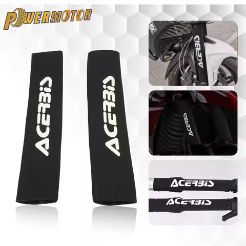 Universal 370mm Motorcycle Front Fork Protector Shock Absorber Guard Wrap Cover For ATV Dirt Pit Bik