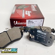 Brake Pad Rear Brake Pads Honda 43022-TBA-A02 Honda Civic Turbo Import Warranty