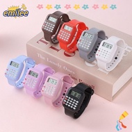 EMILEE Electronic Digital Calculator, Date Display Cartoon Micro Calculator Watch, Casual Multifunct