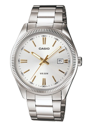 Casio นาฬิกาผู้ชาย สายสเตนเลส รุ่น MTP-1302D คาสิโอ้ รุ่น MTP-1302D-7A2 ของใหม่ของแท้100% ประกันศูนย