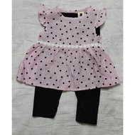 Cuddles 🔥| Baby Girl Top Pants Suit Set (18-24months) | New With Tag 🔥| Baby Girl Clothing | Baju Ra