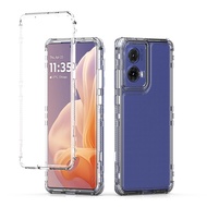 For Motorola Moto G85 Shockproof Hybrid Acrylic Transparent Clear Case Cover