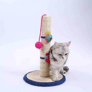 【Ready stock】 Cat Scratcher With Mouse Scratch Poles Tree Board Condo House Toys
