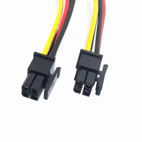 Xiwai ATX Molex Micro Fit Connector 4Pin Male to Male Power Cable 60cm