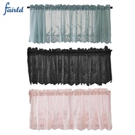 Small Kitchen Curtain Fading Resistant Rod Pocket Design Charming Decor