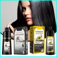Coconut Ginger White to Black Hair Dye Cream Covering White Hair Shampoo One Black Plant Shampoo Hair Dye Cream hangesg