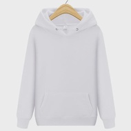 Unisex 180g เสื้อขนแกะมีฮู้ดเสื้อสเวตเตอร์สีขาวเปล่าขนาดใหญ่ Wish สวมใส่สบายหลวมพอดีชุดลําลองจากจีนแ
