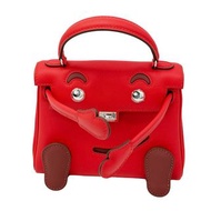 Hermès/愛馬仕 Kelly Doll Limited Edition限量版 陽光紅及愛馬仕紅色 SWIFT小牛皮千禧娃娃 K刻#HK11758