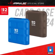 Hori Switch 2 Game Card Case 24 - Clear Black, Clear Blue [NSX-009 / NSX-070]