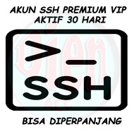 AKUN SSH PREMIUM VIP VPN 30 HARI