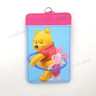 Disney Winnie the Pooh Poohbear &amp; Piglet Ezlink Card Holder with Keyring