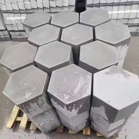 15cm Long Hexagonal Floor Tile Mold Square Cement Tile Paving Plastic Mold Courtyard Art Modeling Ti