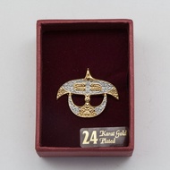 KL Pewter [792] Wau Puyuh (Gold) | Brooch