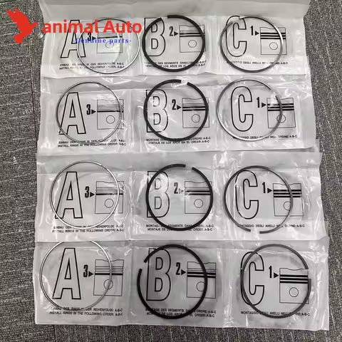 Piston Ring Set (4) For Jaguar Land Rover Range Rover 2.0L I4 Diesel AJ200D