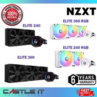 NZXT AIO Kraken Elite 240 360 RGB (2024) 240mm 360mm AIO Liquid Water Cooler LCD Display Black White