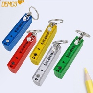 [DEMO3] Plastic Ruler, 0.5m 10-Fold Double-sided Scale Folding Ruler, Multi Functional Anti Pinch wi
