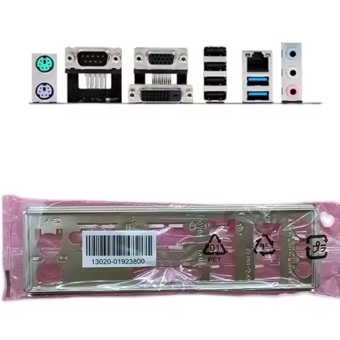 Original IO I/O Shield Back Plate For ASUS H110M-C、H110M-C D3、H110M-CSM Motherboard Bezel Baffle