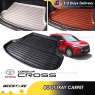 Toyota Corolla CROSS Rear Car Boot Tray Cargo Compartment Carpet Leather Protector Car Accessories B