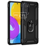 metal ring case oppo a76 oppo a76 case cover - hitam