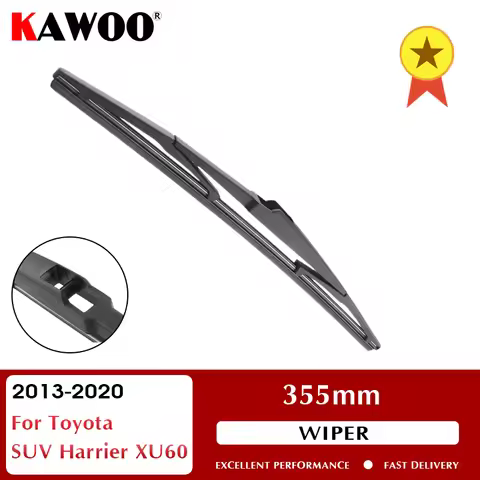 KAWOO Car Rear Wiper Blade Blades Back Window Wipers Arm For Toyota SUV Harrier XU60 2013-2020 355mm