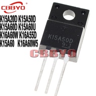 10pcs Brand New K15A20D K15A50D K15A60D K15A60U K15A60 K16A60W K16A55D K16A60W5 TO-220