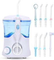 Teethcon Dental Water Flosser for Teeth, 10 Mode & 7 Multifunction Jet Tips Oral Irrigator Teeth Cle