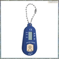 Button Battery Tester, Keychain Pocket Portable and  Battery Tester to Check Remaining Battery Power