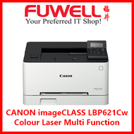 Fuwell - Canon ImageCLASS LBP621Cw Color Laser Printer [5-line LCD Display Panel/Wireless Direct Print][Promotion from 20 Mar - 31 May 2024 *Last Day Redemption: 15 Jun 2024][Free $30 NTUC Voucher]