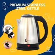 [Ready Stock] Stainless Steel 304 2L Electric Kettle Ketel Teko Jug Cerek Elektrik Tea Maker Hot Water Pemanas air panas