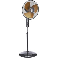 KDK P40US Stand  Fan  with  40cm  Metal  blade, Gold, Height adjustable: 129cm to 154cm, Corded Elec