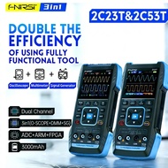 FNIRSI 2C23T10MHz, 2C53T 50MHz Handheld Digital Oscilloscope Multimeter Signal Generator 3 in 1 Dual