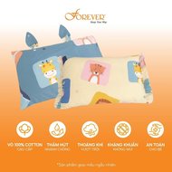 Gối baby cho bé Forever size 30x45 vỏ cotton ruột bông siêu êm mềm an toàn không kích ứng nhiều mẫu