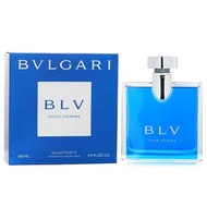 BVLGARI BLV Pour Homme Eau de Toilette 寶格麗藍寶石藍茶寶藍男士淡香水持久清新100ml