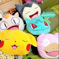 寵物小精靈 pikachu 公仔 cushion 攬枕 抱枕 靠墊 卡比獸 奇異種子 車厘龜 比卡超 pokemon
