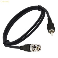 Crescent2 Premium BNC Female To Rcas Q9 Male Video Cable For CCTV Surveillances Systems Monitor Conn