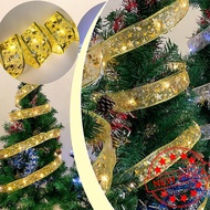 10 Meters 2 Pieces Total 66ft Led Christmas Tree Ribbon Luminous Light Decoration Strip Light L3l9