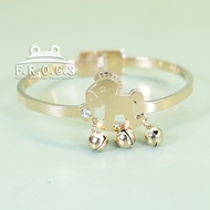 F.R.O.G.S A0056 European American Celebrity Style Simple Bell Playful Round Head Trojan Horse Shape 