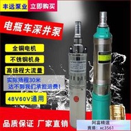 公司貨】沉水泵浦】12V24V48V60伏直流螺桿葉輪潛水深井泵電瓶車家用農用灌溉抽水機