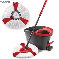 YUJINI Mop Head For O-Cedar/Vileda Spin Mop Triangle Microfiber for O-Cedar/Vileda