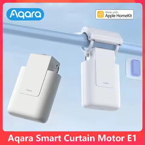 Aqara E1 Smart Curtain Motor Automation Electric Curtain Motor Zigbee 3.0 Smart Home Remote Control 