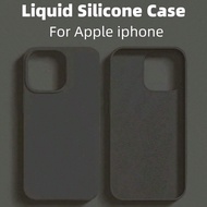 1pc Luxury Liquid Silicone Phone Case Compatible With Apple I Phone 16 11 13 12 14 15 Pro Max Cases 