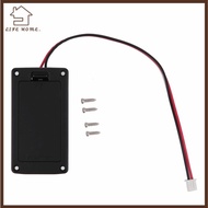 YELGIRL ​Guitar Battery ​, Battery Compartment​ ​Black ​Battery Holder ​, 9V Battery Compatible​ ​Wi