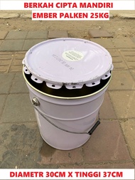 Palken Besi bekas Ember Pail Tong Ember Palken 20liter serbaguna berkualitas