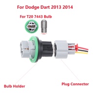 T20 7443 Bulb Socket For Dodge Dart Turn Signal Light Holder Connector