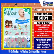 Baby/child BIODATA FREE FRAME FRAME A4 Size 1
