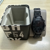 Fenmore 三眼系列簡約美型手錶 黑色不鏽鋼鍊帶 44MM BQ2365